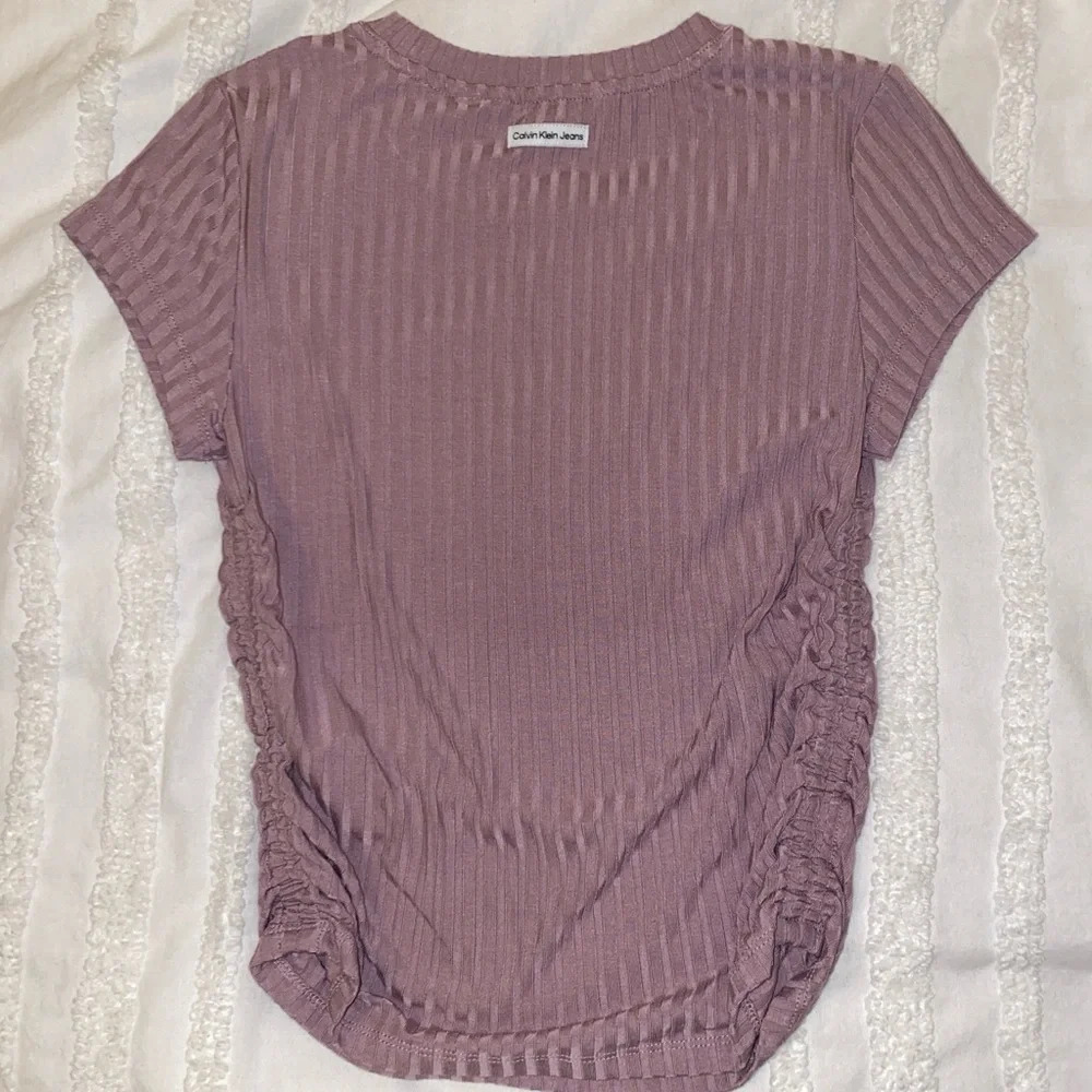 Calvin Klein Ribbed Top - Picture 4 of 10